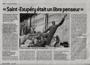 Article pour la presentation de la statue monumentale